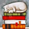 Cat On Books Paint by numbers