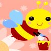 Easy Bee Paint by numbers
