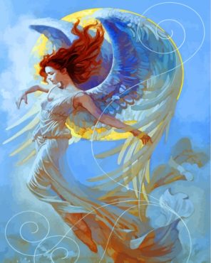 Fantasy Angel Girl Paint by numbers