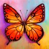 Monarch Butterfly Paint by numbers