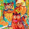 Owls Birds Art Paint by numbers
