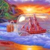 Ship In A Bottle Paint by numbers