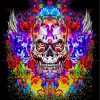 colorful skull-paint-by-numbers