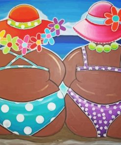 black-women-on-the-beach-paint-by-numbers