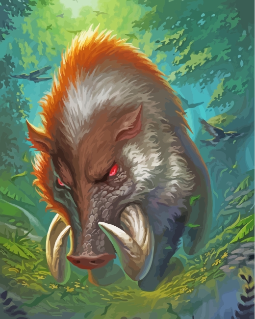 scary-boar-paint-by-numbers