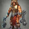 Barbarian Man Paint By Number