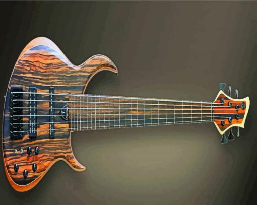 Bass Guitar Paint By Numbers