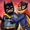 Batman And Batgirl Paint By Number