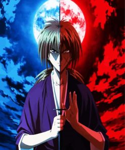 Battoussai Kenshin Himura paint by number