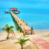 Belize Island Seascape Paint by Number