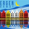 Norway Bergen Buildings Paint By Number