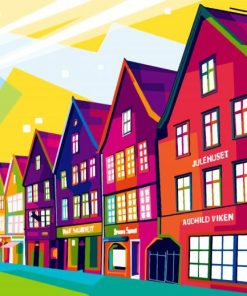 Bergen Pop Art Paint by Number