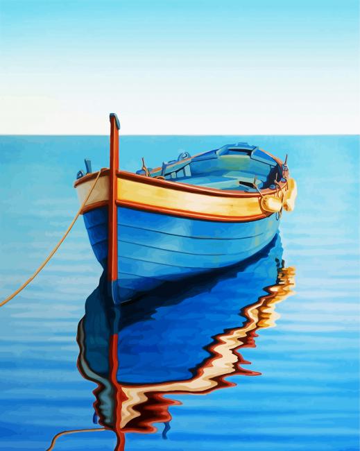 Boating In The Ocean Paint By Number