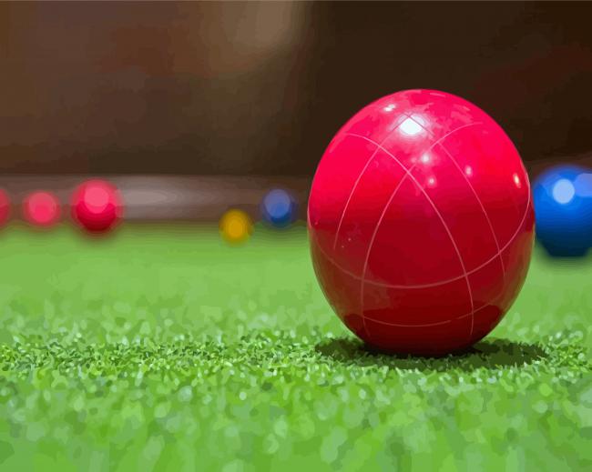 Bocce Balls Paint By Number