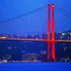 Bosphorus Bridge At Night Paint by Number