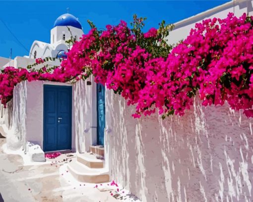 Bougainvillea Paint by Number