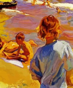 Boys On The Beach By Sorolla Paint By Number