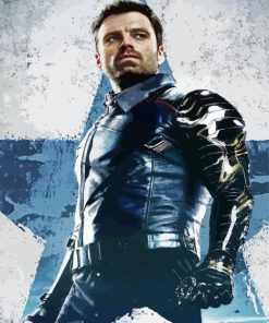 Bucky Barnes Character Paint By Number