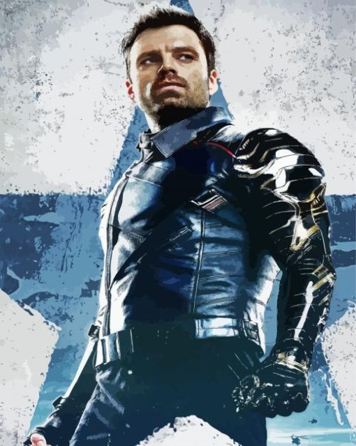 Bucky Barnes Character Paint By Number