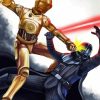 C3po And Darth Vader Paint By Number