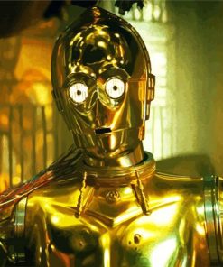 C3po RobotPaint By Numbers