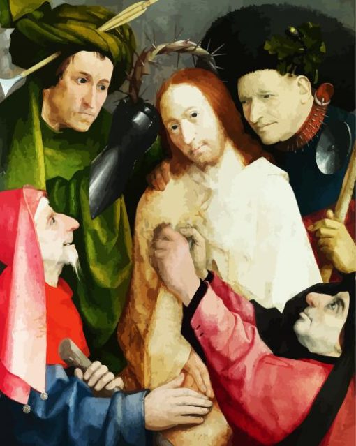 Christ Crowned With Thorns By Bosch Paint By Number
