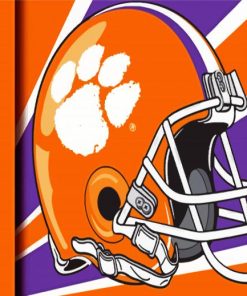 Clemson Tigers Logo paint by number