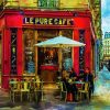 French Cafe Paint By Number