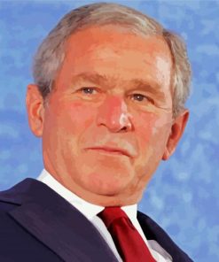 George W Bush Paint By Number