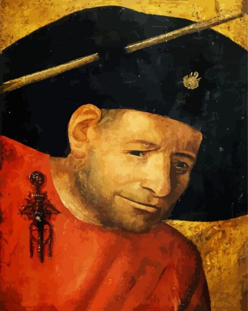 Head Of Halberdier By Bosch Paint By Number