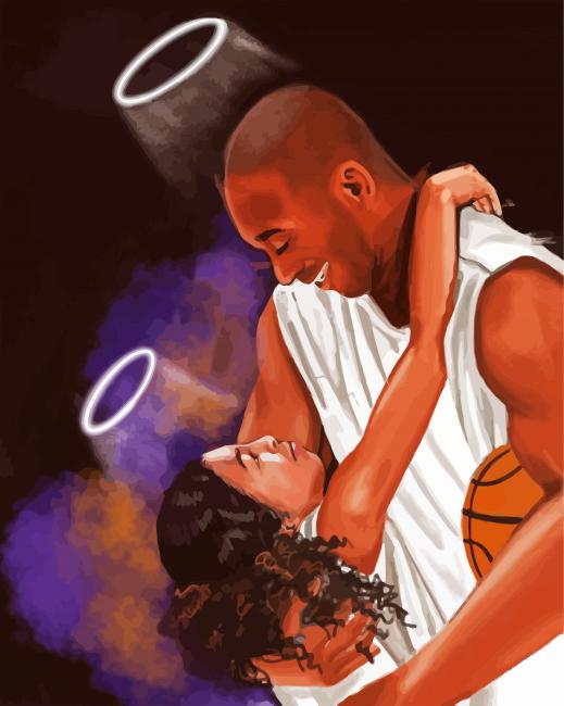 Kobe And Gigi Paint By Number