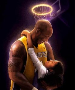 Kobe Bryant And Gigi Paint By Number