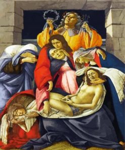 Lamentation Over The Dead Christ Botticelli Paint By Number