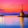 Lighthouse Of Chania Crete paint by number