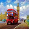 London Red Bus Paint By Number