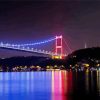 Luminous Bosphorus Bridge Istanbul Paint By Number