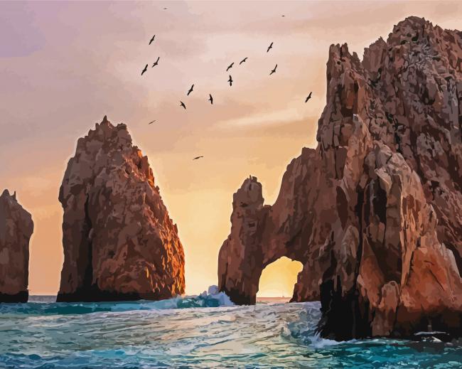 Mexico Cabo San Lucas Paint By Number