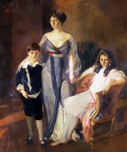 Mrs Ira Nelson Morris And Her Children By Sorolla Paint By Number