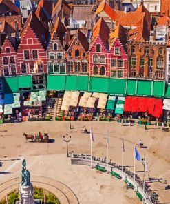 Plaza Gran Mercado Bruges aint By Numbers