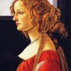 Portrait Of A Young Woman Botticelli Paint by Numbers