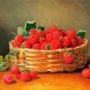 Raspberries Basket Paint By Number