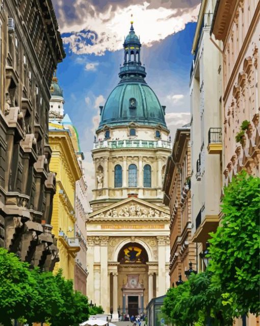St Stephen's Basilica Paint By Numbe