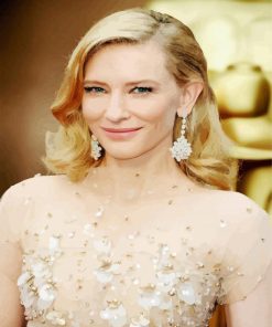 Stunning Cate Blanchett paint by number