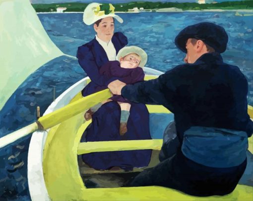The Boating Party By Cassatt Paint By Number
