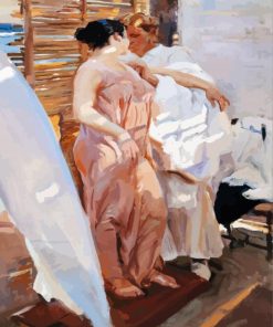 The Pink Robe By Sorolla Paint By Number