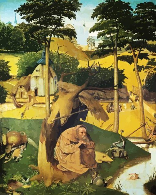The Temptation Of Saint Anthony By Bosch Paint By Number