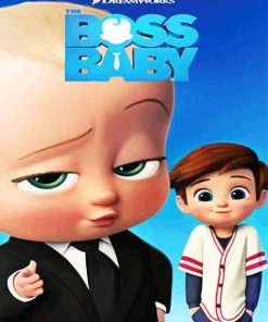 The Boss Baby Paint by Number