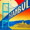 Turkey Bosphorus Bridge Poster Paint By Number