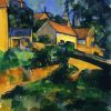 Turning Road At Montgeroult Cezanne paint by number