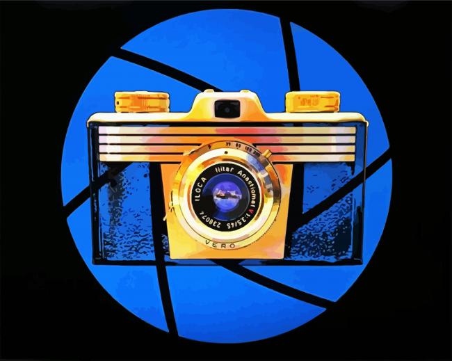 Vintage Camera Paint By Number